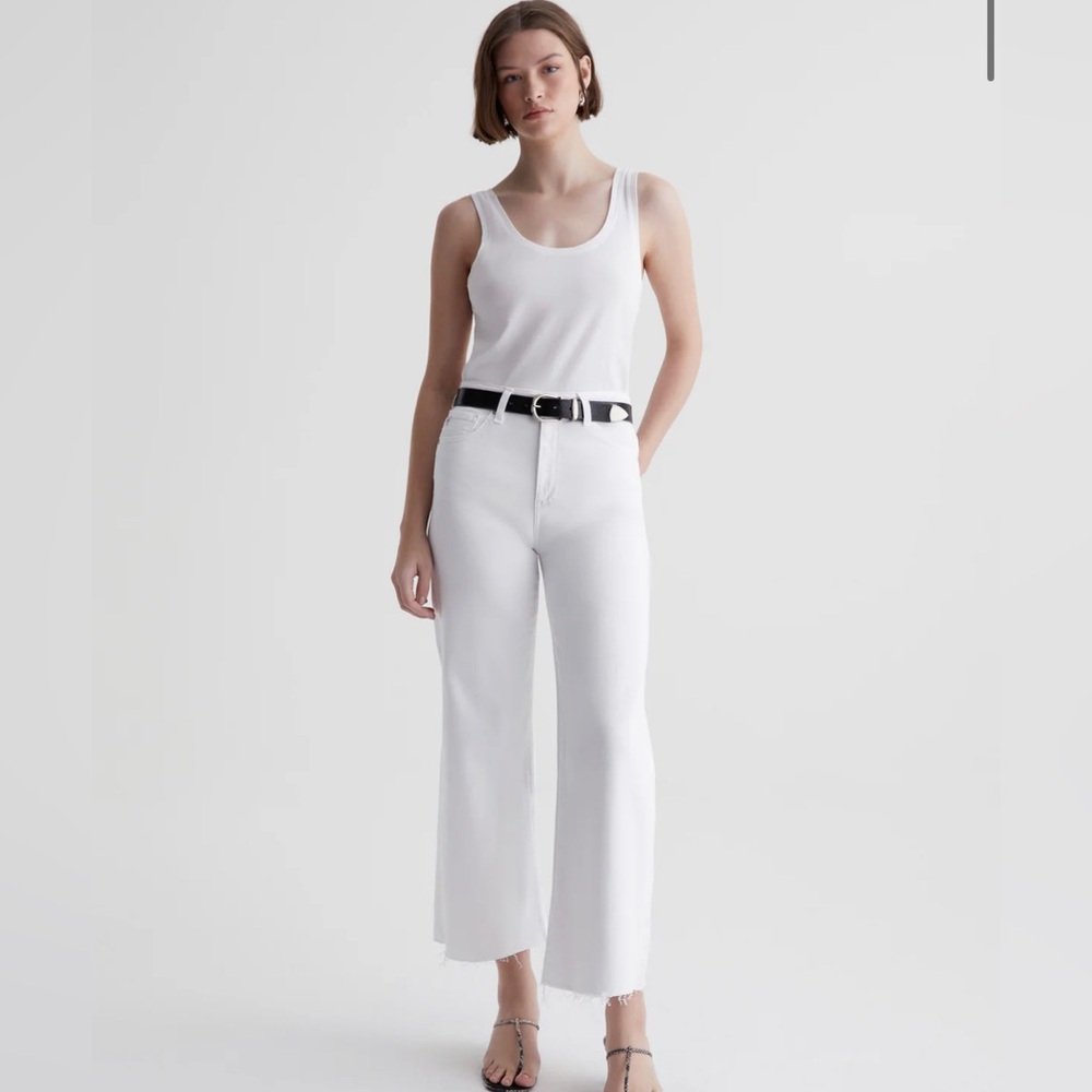 AG Saige Wide Leg Crop Sz 31